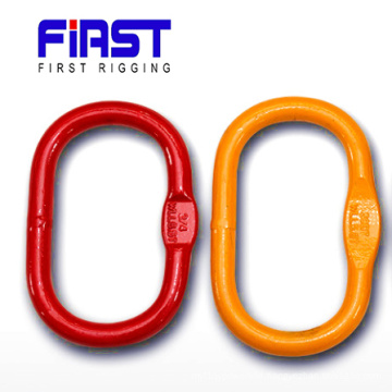 Factory Stable Quality Squashed Type Welded oblong Master Link rigging clevis grab eye slip metal steel hook hardware